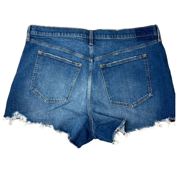 Abercrombie & Fitch Jean Shorts The Cutoff Short High Rise Demin‎ NWT Size 33 - Picture 9 of 10